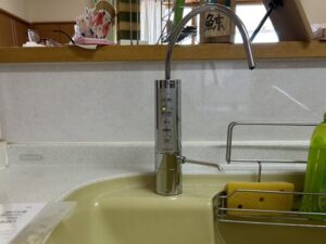 新潟キッチン取付け隊　アルカリイオン整水器の工事　施工後